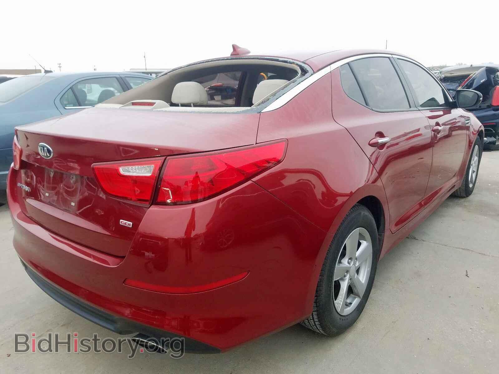 2014 KIA OPTIMA - VIN: 5XXGM4A75EG325609 - Фото 4