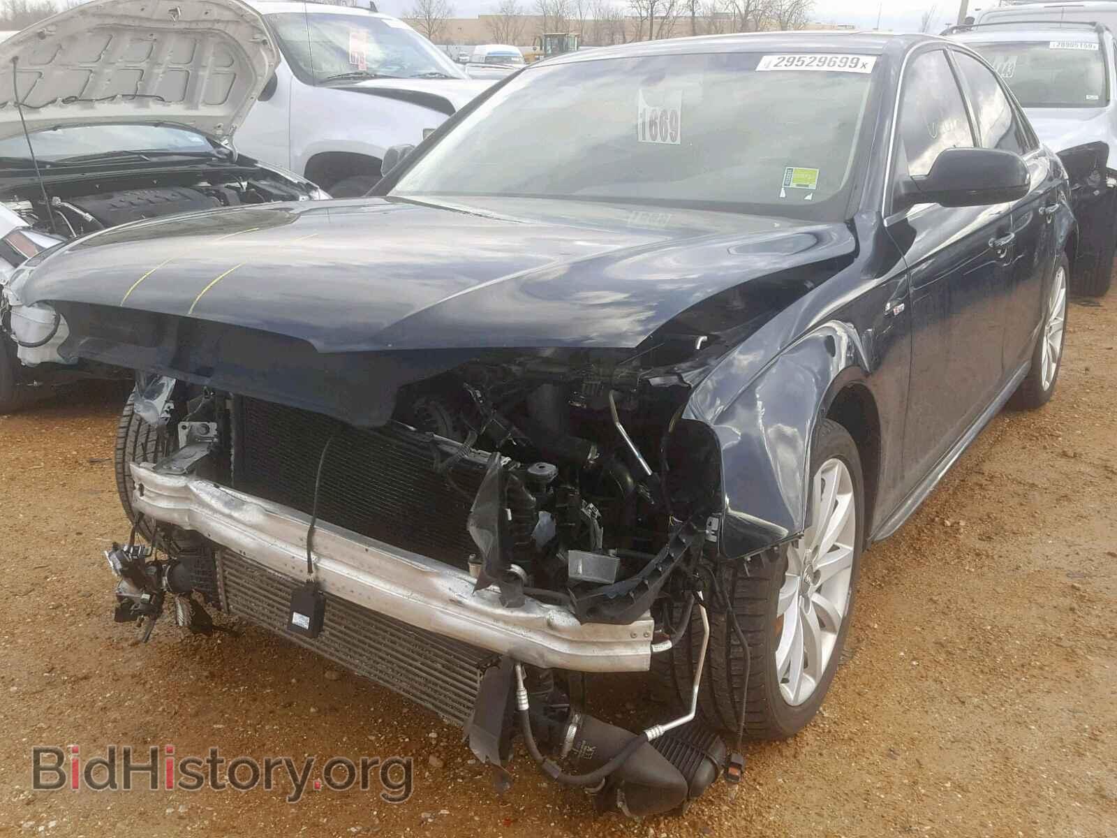 2014 AUDI A4 - VIN: WAUBFAFLXEN041340 - Фото 2
