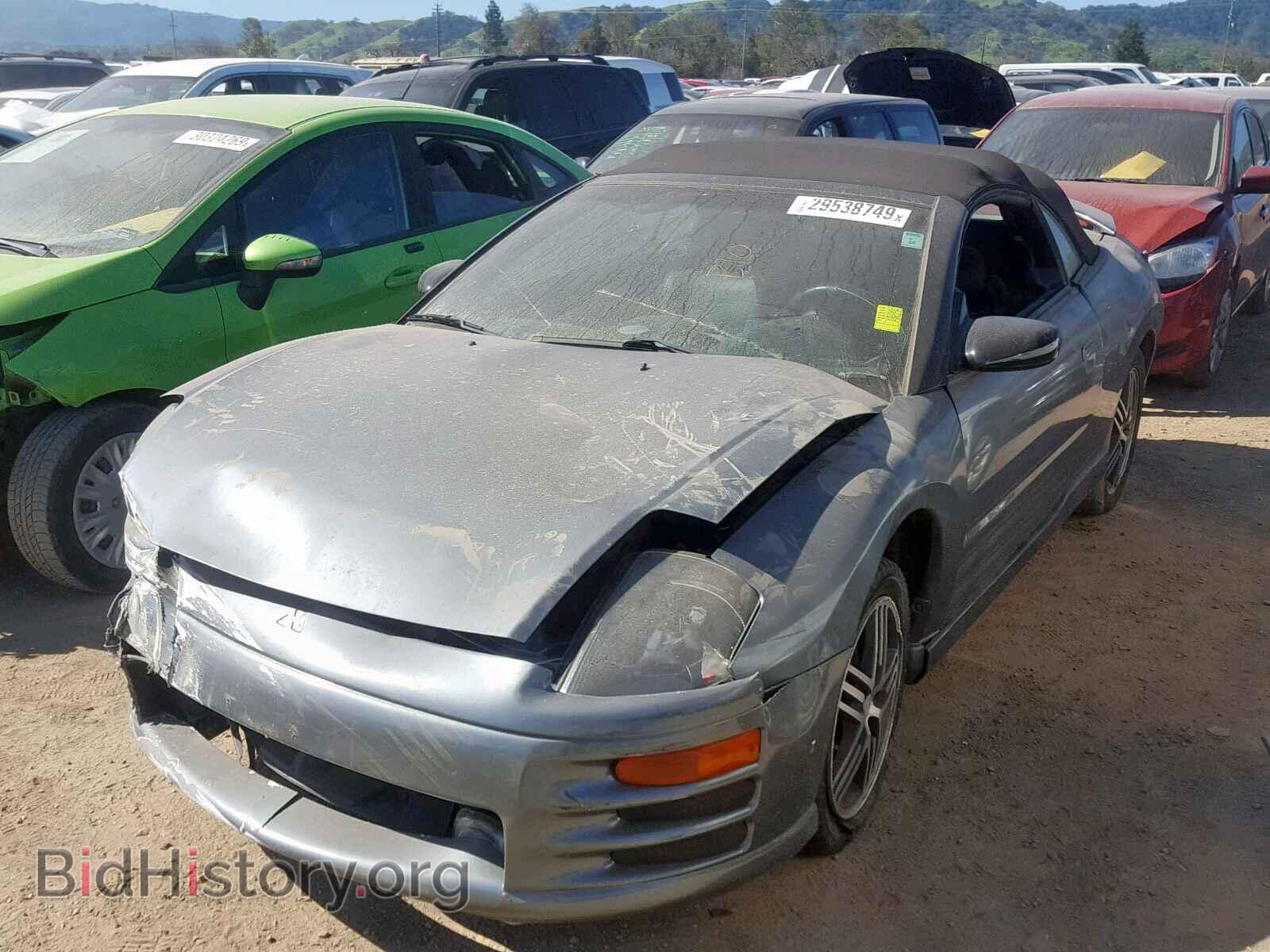 2003 MITSUBISHI ECLIPSE - VIN: 4A3AE75H03E172501 - Фото 2