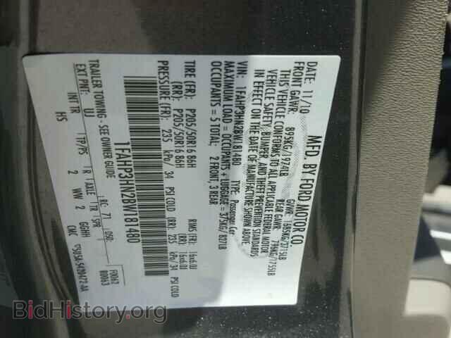 2011 FORD FOCUS - VIN: 1FAHP3HN2BW181480 - Фото 10
