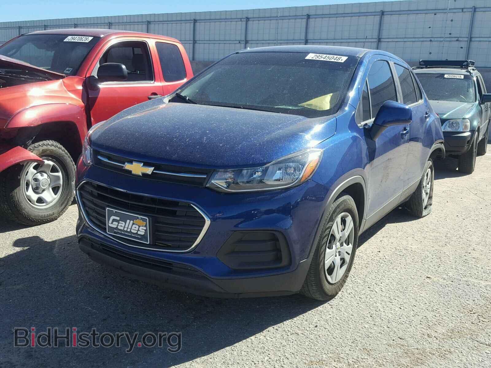 2017 CHEVROLET TRAX - VIN: 3GNCJKSB3HL161730 - Фото 2