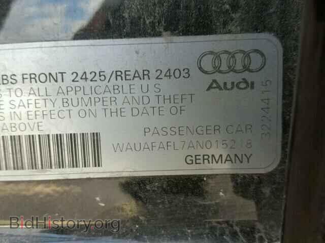 2010 AUDI A4 - VIN: WAUAFAFL7AN015218 - Фото 10