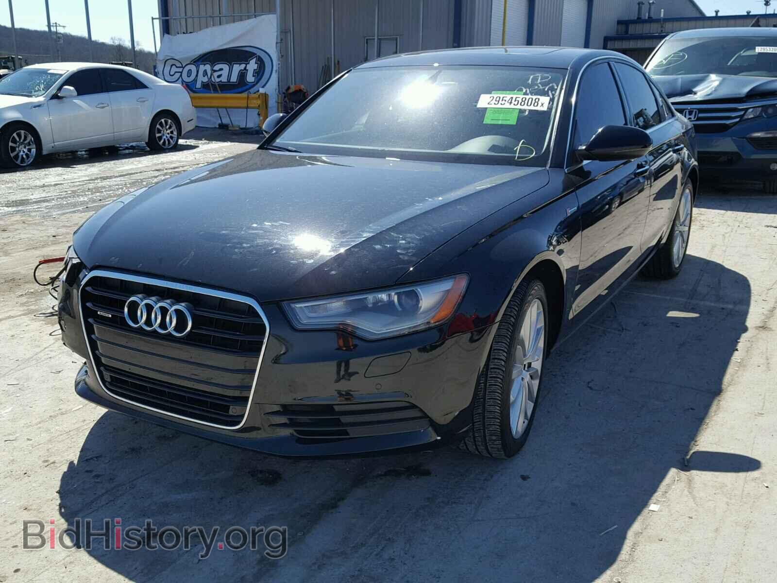 2014 AUDI A6 - VIN: WAUFGAFC6EN065052 - Фото 2