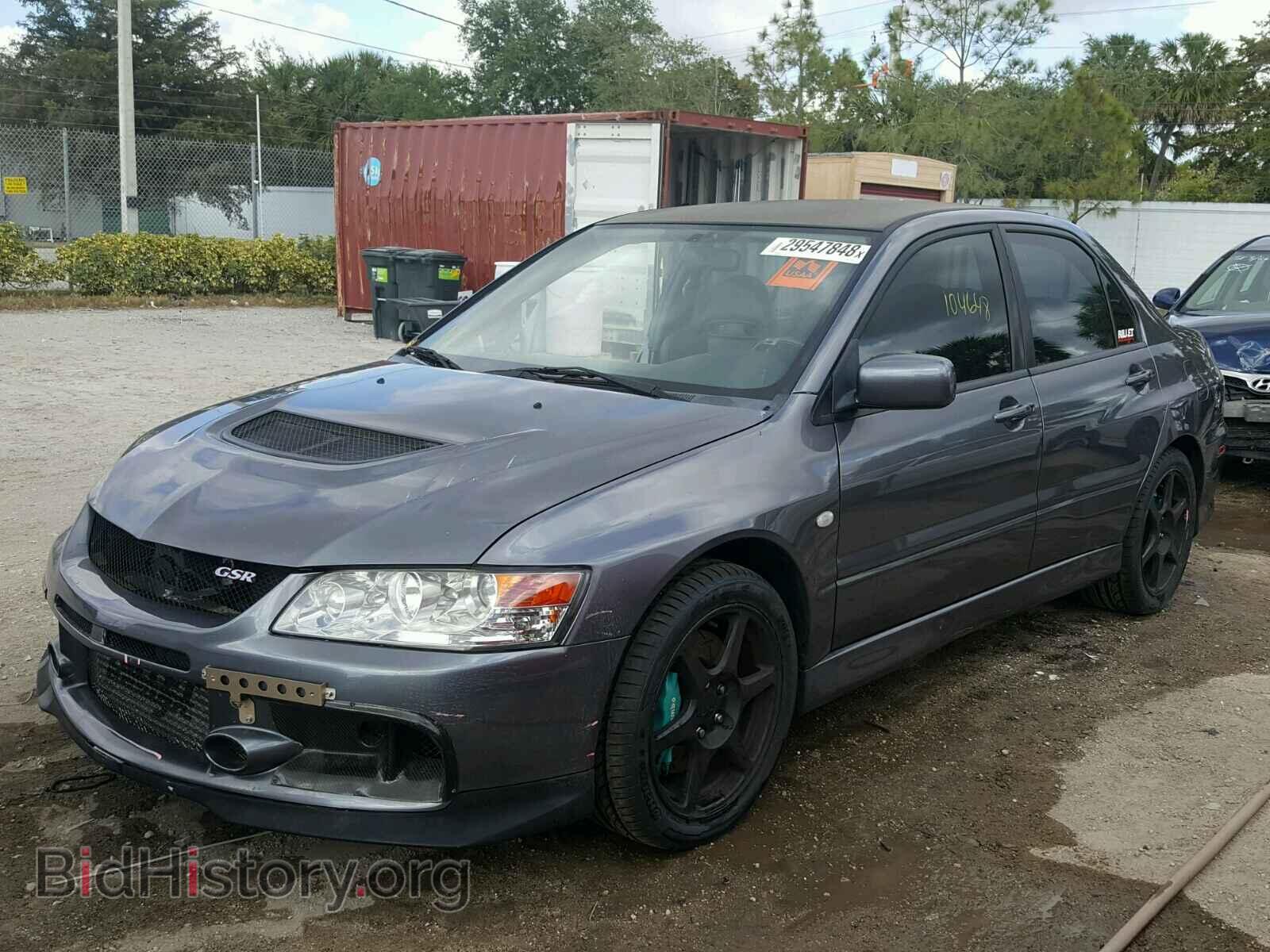 2006 MITSUBISHI EVO - VIN: JA3AH86C96U010443 - Фото 2