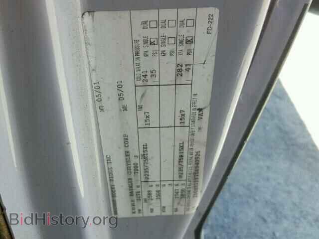 2001 DODGE RAM VAN - VIN: 2B6HB11Y71K540926 - Фото 10