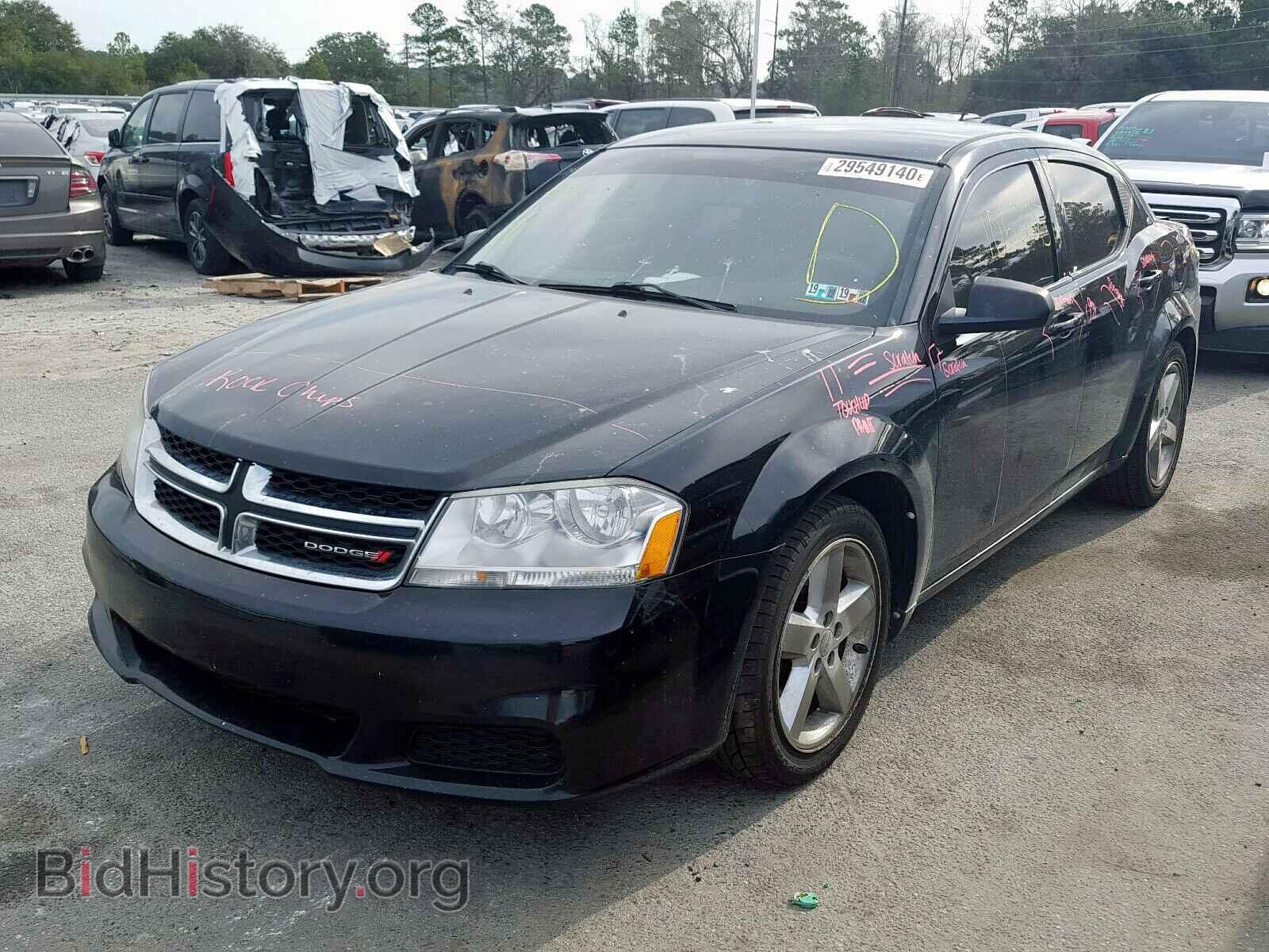 2013 DODGE AVENGER - VIN: 1C3CDZABXDN710395 - Фото 2