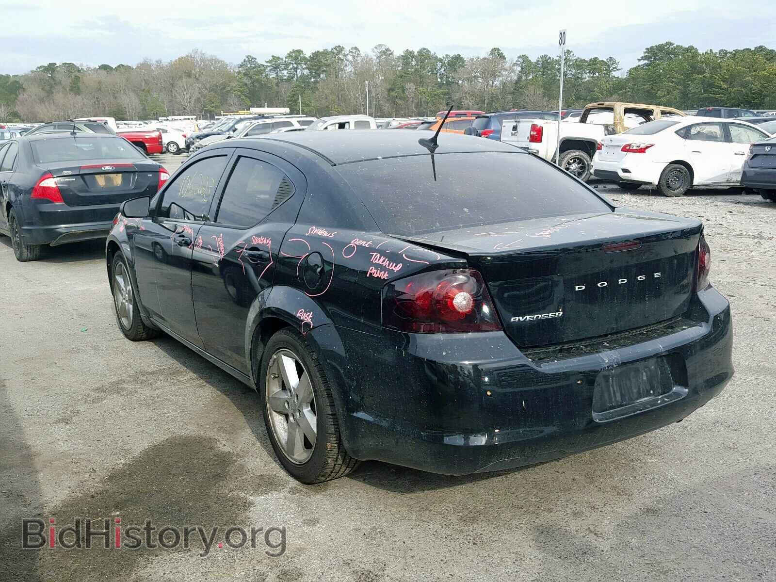 2013 DODGE AVENGER - VIN: 1C3CDZABXDN710395 - Фото 3