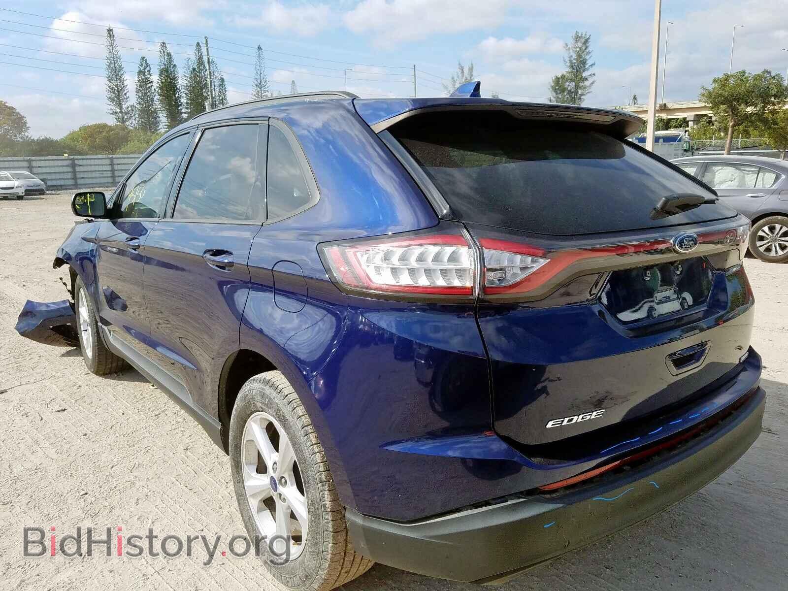 2016 FORD EDGE - VIN: 2FMPK3G96GBC13425 - Фото 2