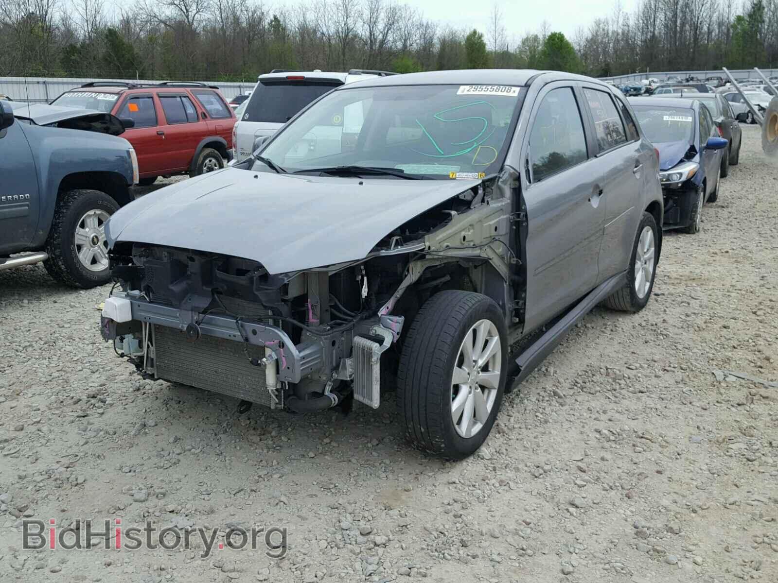 2014 MITSUBISHI OUTLANDER - VIN: 4A4AP3AU6EE026785 - Фото 2