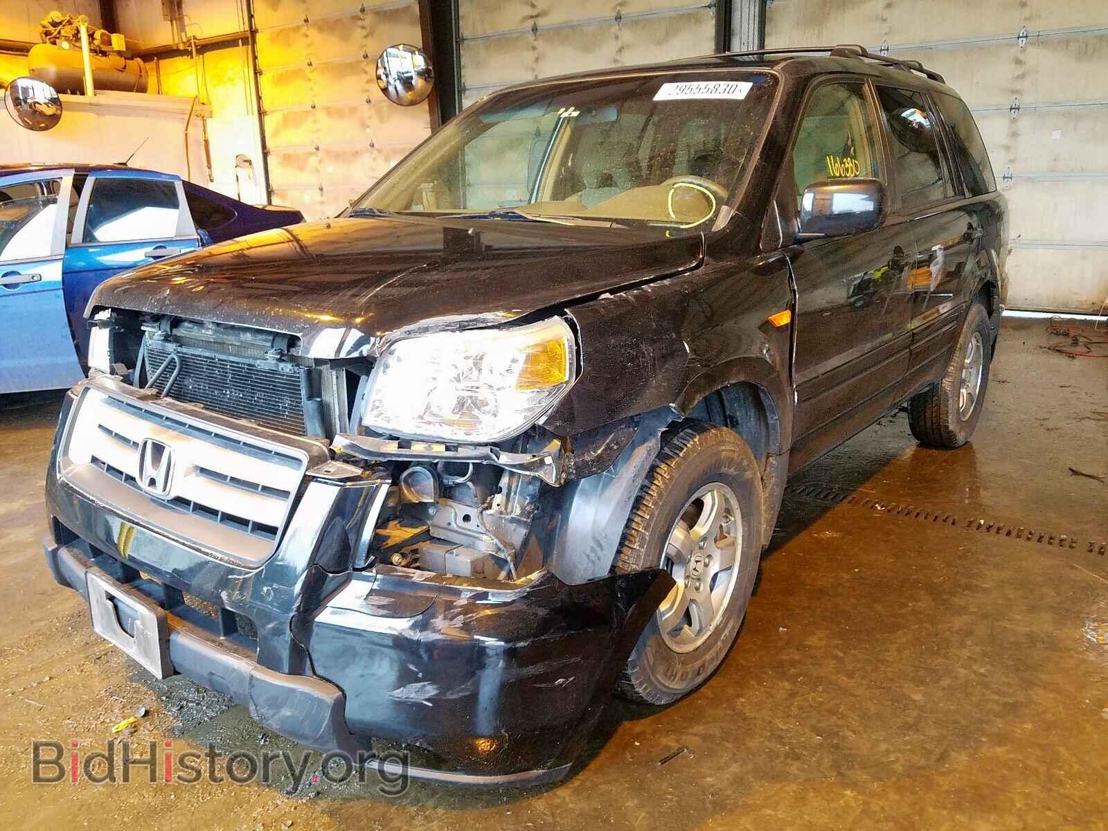 2007 HONDA PILOT - VIN: 2HKYF18487H516604 - Фото 2