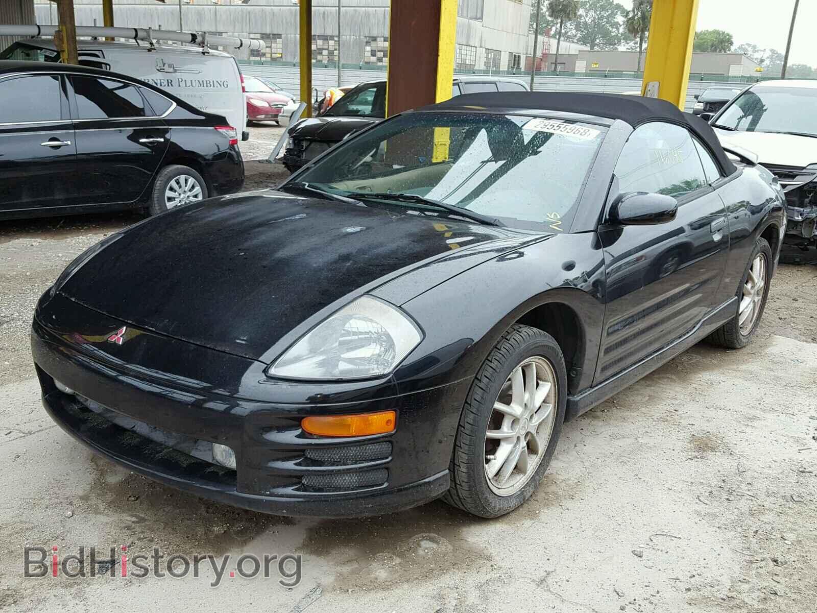 2001 MITSUBISHI ECLIPSE - VIN: 4A3AE55H21E001377 - Фото 2