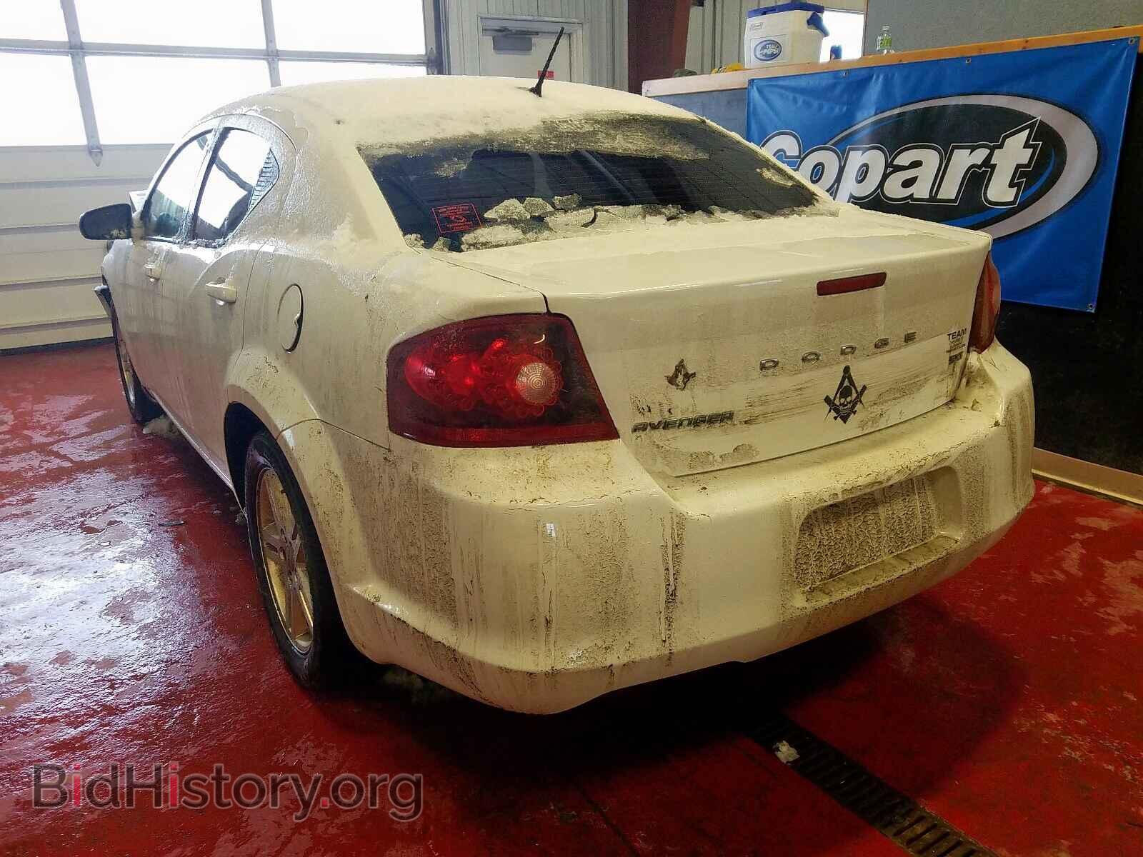 2012 DODGE AVENGER - VIN: 1C3CDZCBXCN211625 - Фото 3