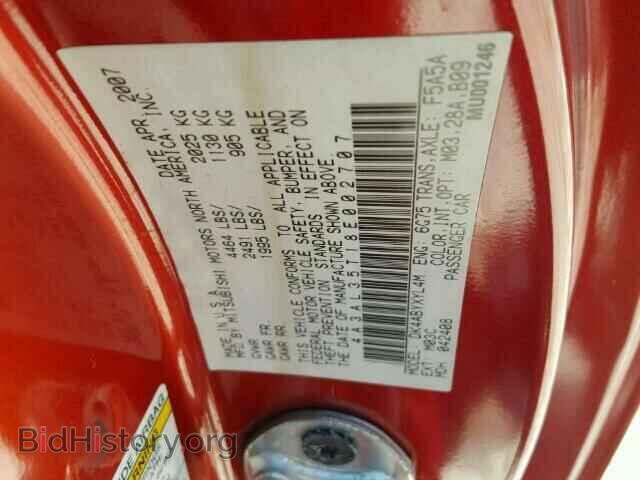 2008 MITSUBISHI ECLIPSE - VIN: 4A3AL35T18E002707 - Photo 10