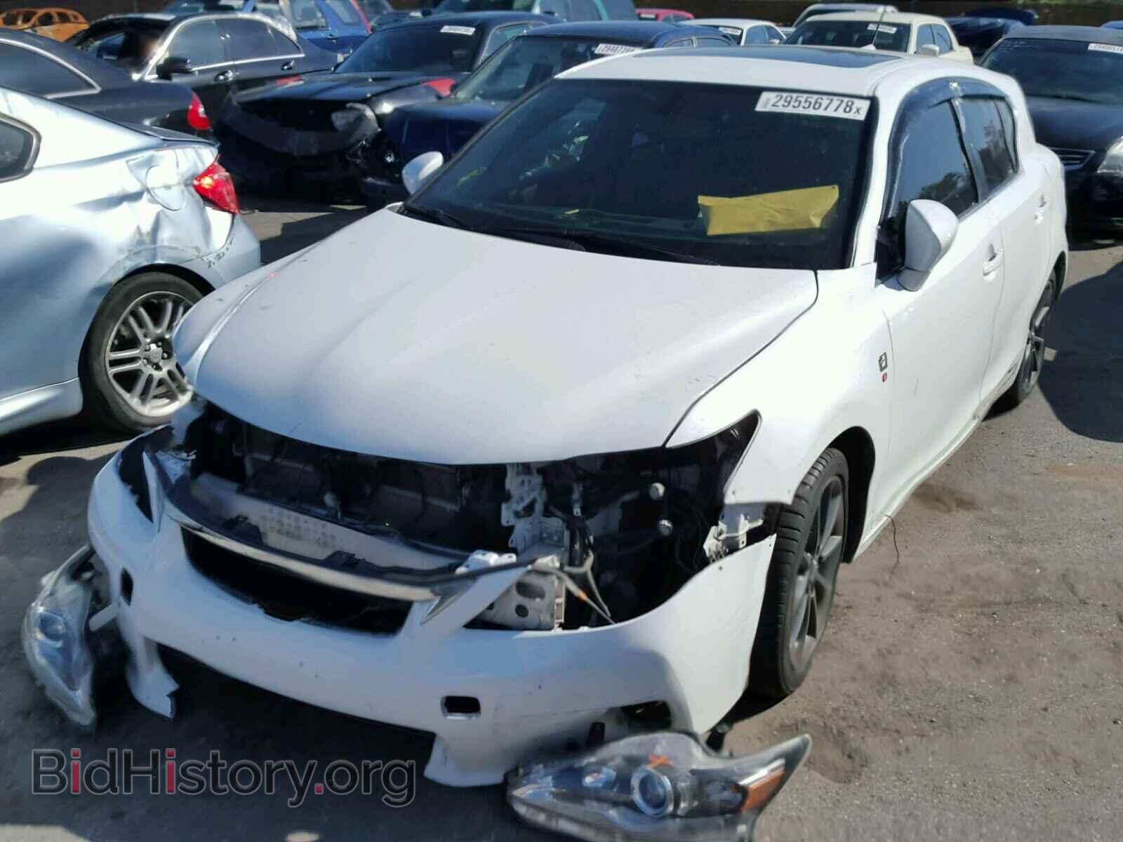 2013 LEXUS CT 200 - VIN: JTHKD5BH0D2134643 - Фото 2