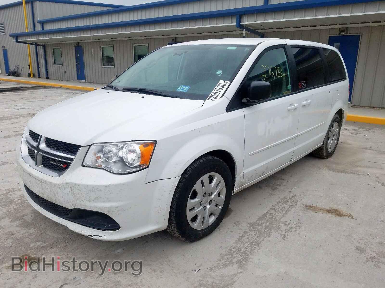 2016 DODGE CARAVAN - VIN: 2C4RDGBG2GR377542 - Фото 2