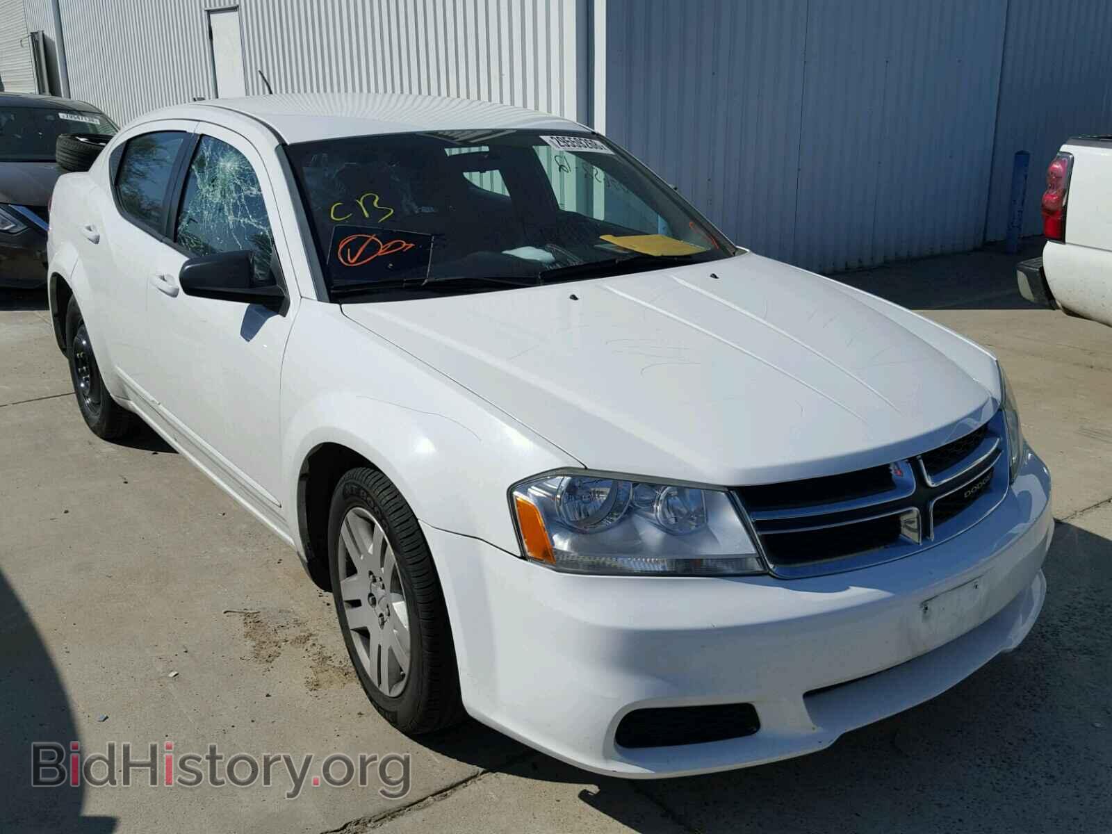 Фотография 1C3CDZAB9CN206757 - DODGE AVENGER 2012