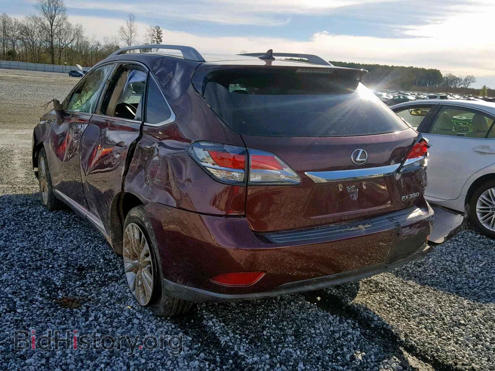 2013 LEXUS RX 350 - VIN: 2T2ZK1BA2DC131080 - Фото 3