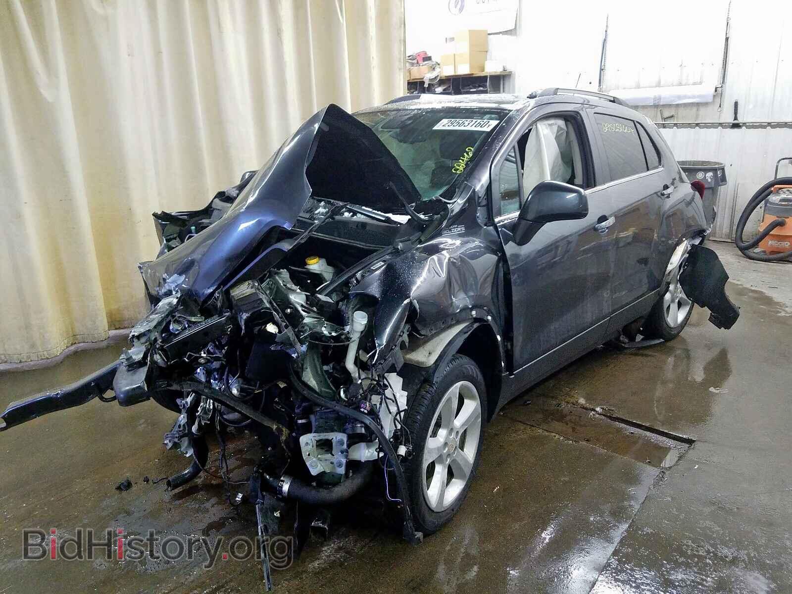 2016 CHEVROLET TRAX - VIN: 3GNCJRSB9GL267025 - Фото 2