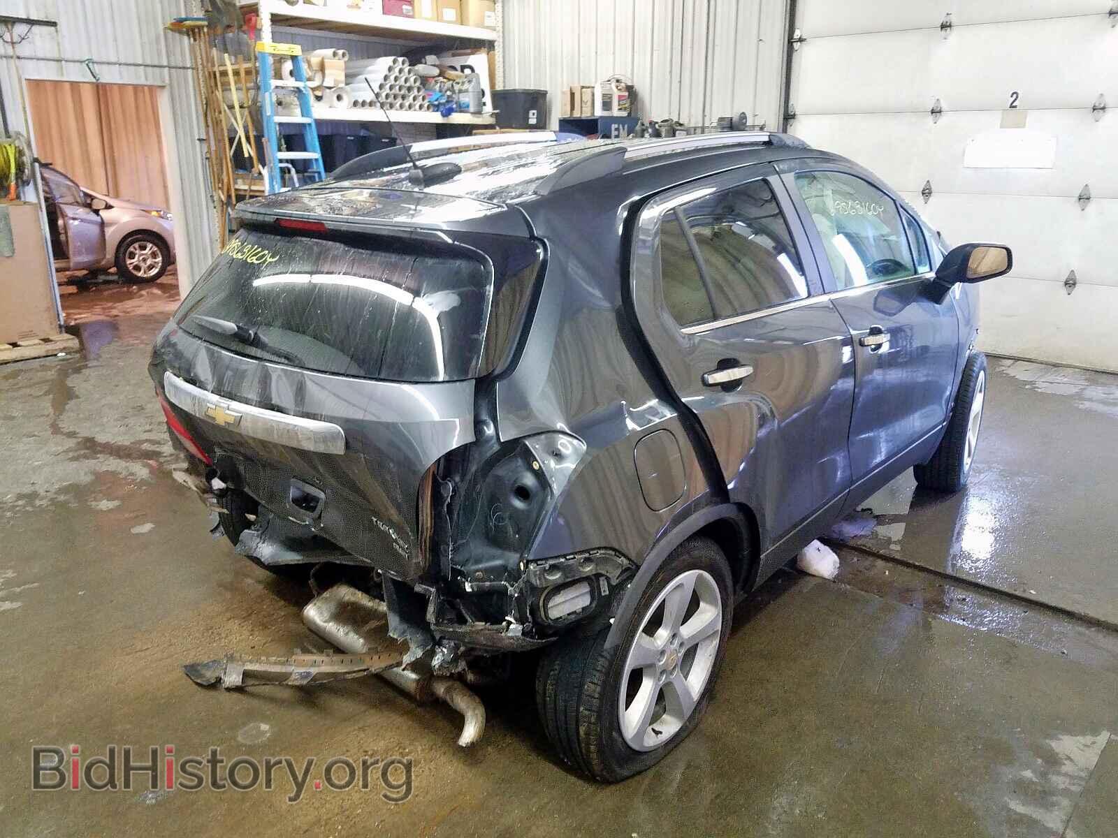 2016 CHEVROLET TRAX - VIN: 3GNCJRSB9GL267025 - Фото 4