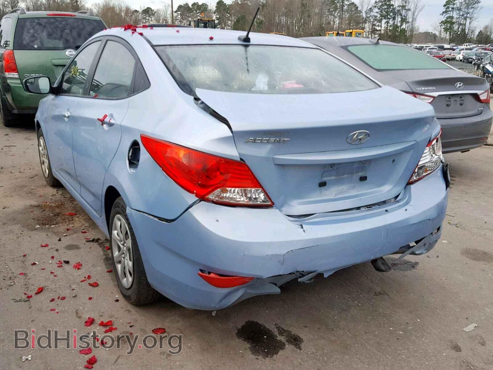 2014 HYUNDAI ACCENT - VIN: KMHCT4AE0EU715409 - Фото 3