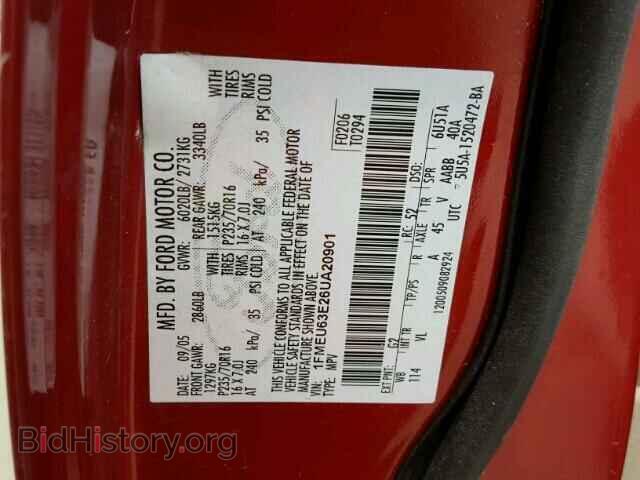 2006 FORD EXPLORER - VIN: 1FMEU63E26UA20901 - Photo 10