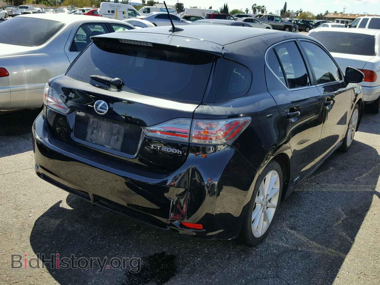 2012 LEXUS CT 200 - VIN: JTHKD5BH6C2056299 - Фото 4