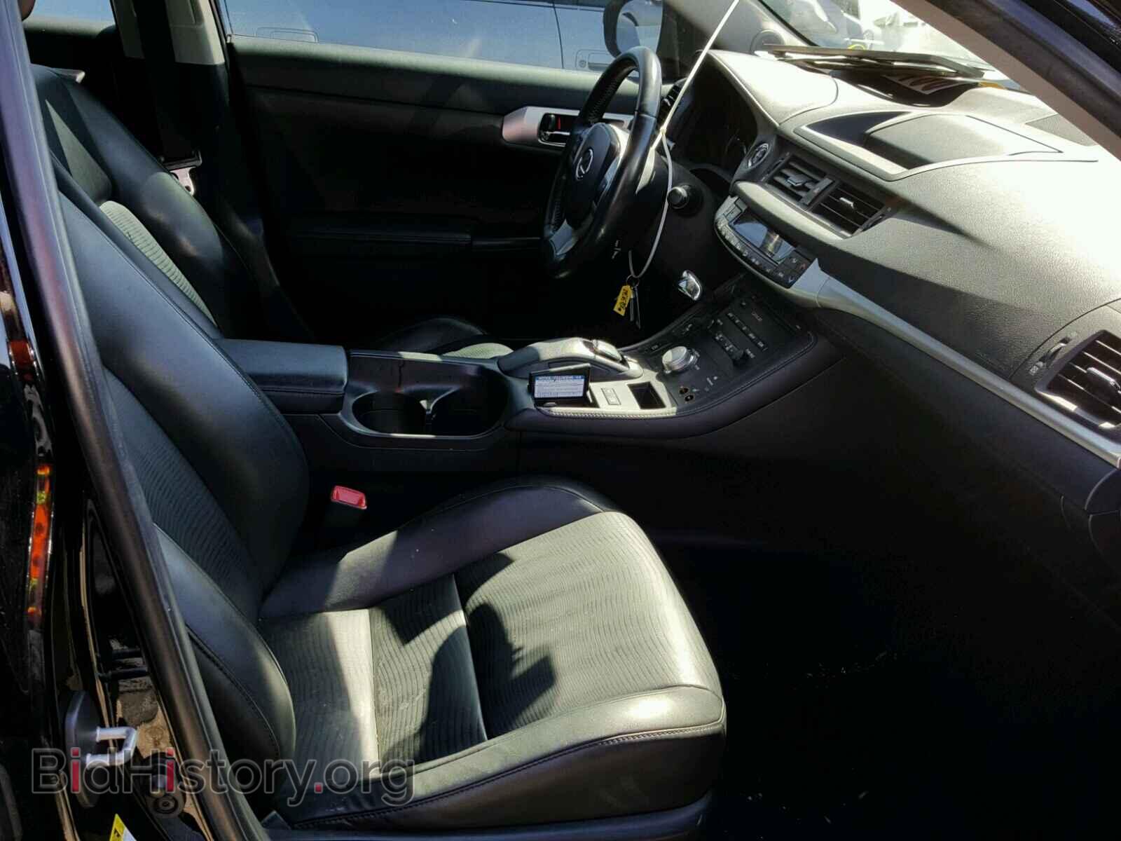 2012 LEXUS CT 200 - VIN: JTHKD5BH6C2056299 - Фото 5