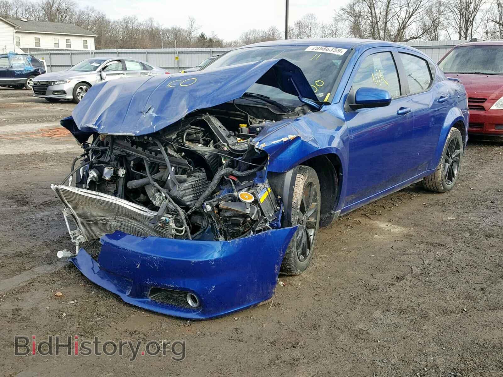2014 DODGE AVENGER - VIN: 1C3CDZCB7EN203758 - Фото 2