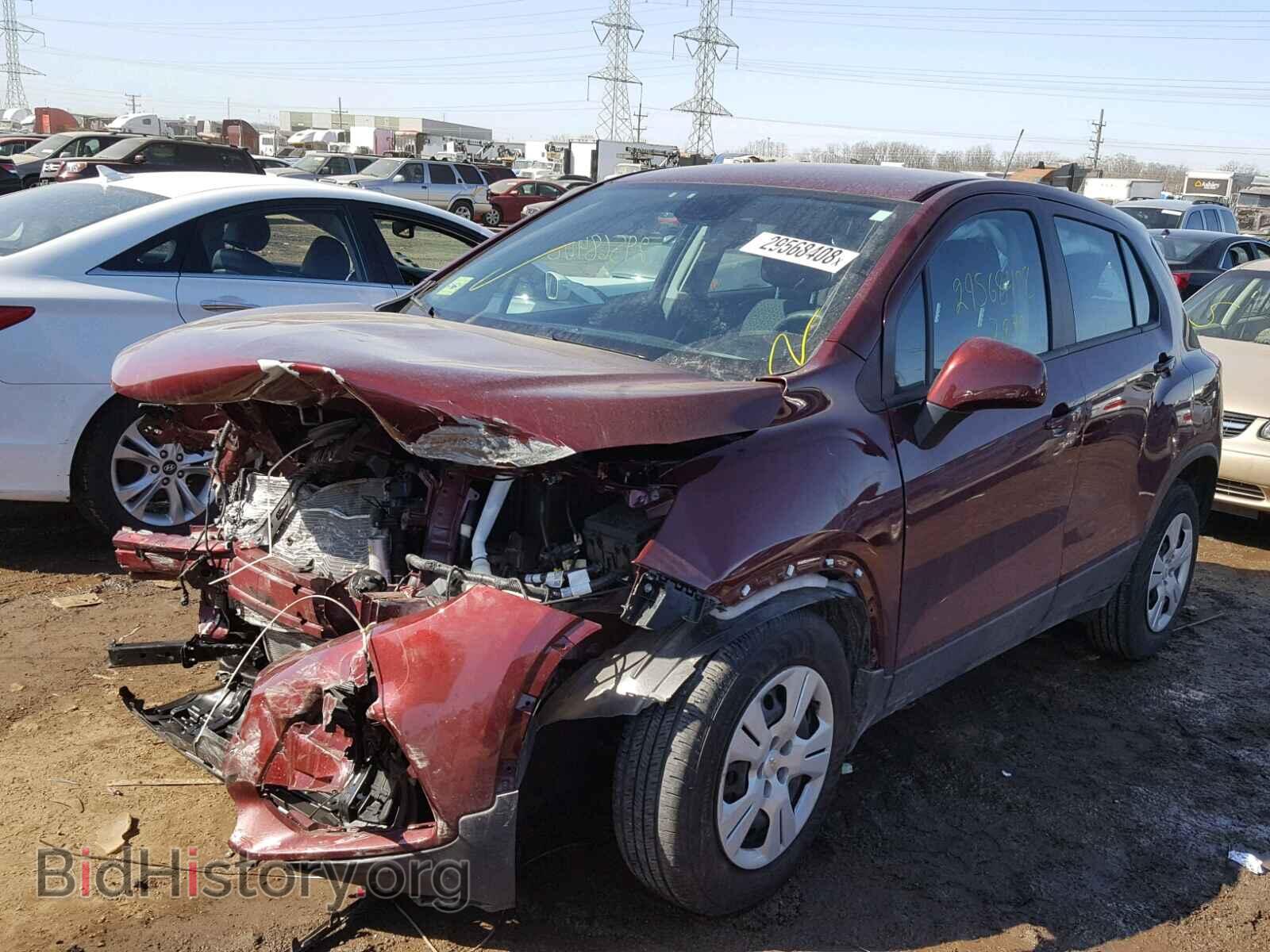 2017 CHEVROLET TRAX - VIN: 3GNCJKSB4HL182991 - Фото 2