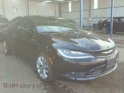 2015 Chrysler 200 200 S, черный — VIN 1C3CCCDG8FN736410, Copart