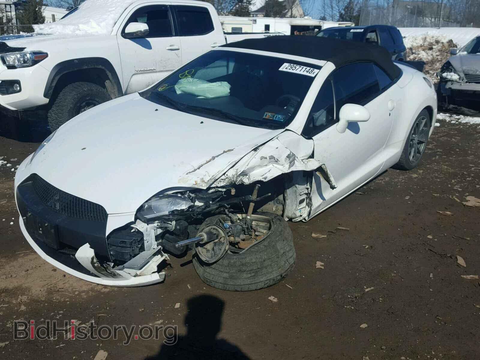 2011 MITSUBISHI ECLIPSE - VIN: 4A37L3ET8BE003743 - Photo 2