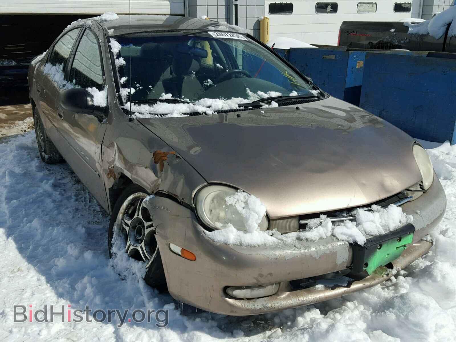 Фотография 1B3ES46C8YD666425 - DODGE NEON 2000