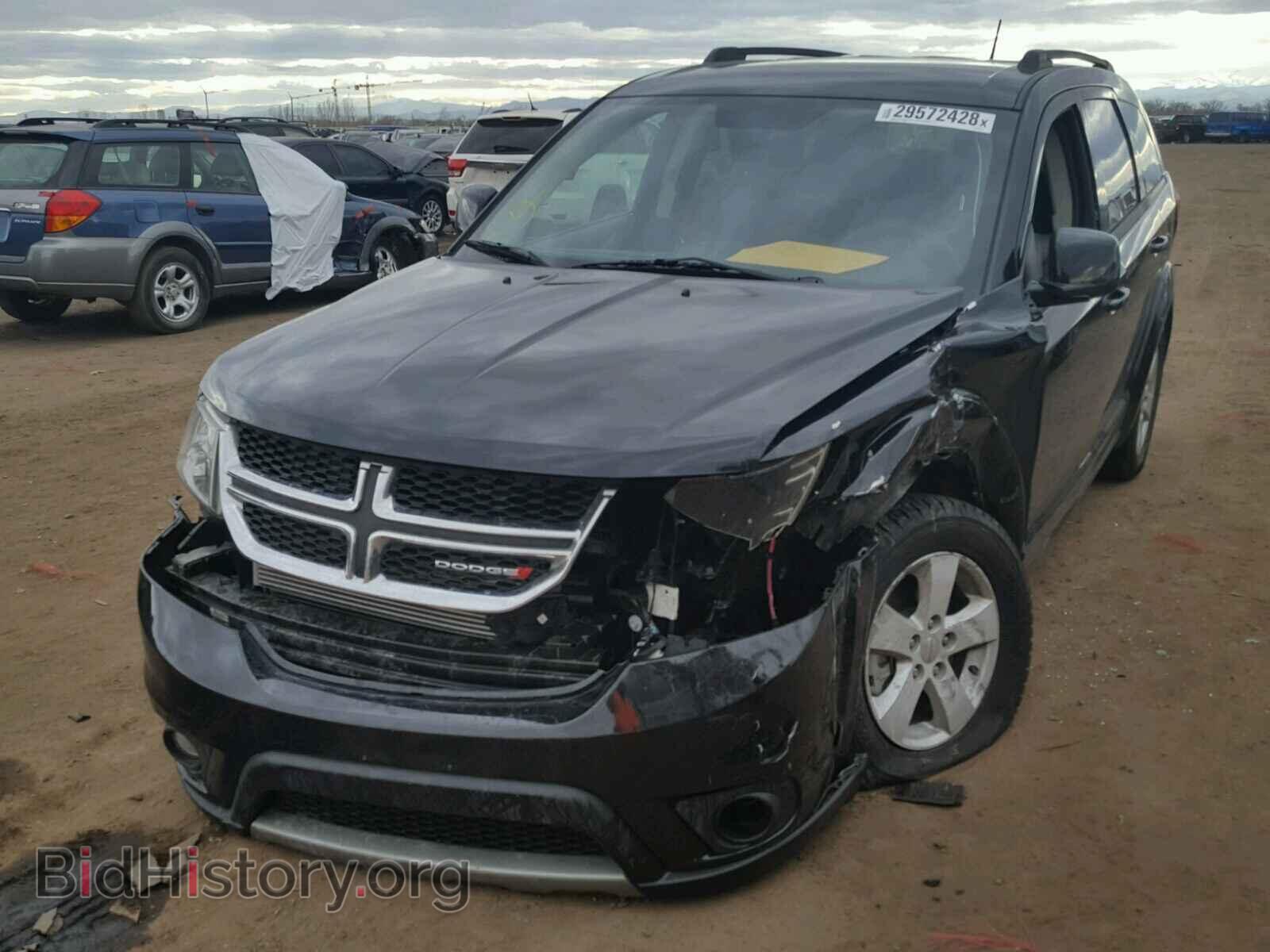 2012 DODGE JOURNEY - VIN: 3C4PDCBB1CT367838 - Фото 2