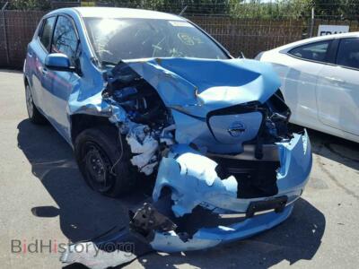 2015 Nissan LEAF Leaf S, blue — VIN 1N4AZ0CP8FC324183, Copart