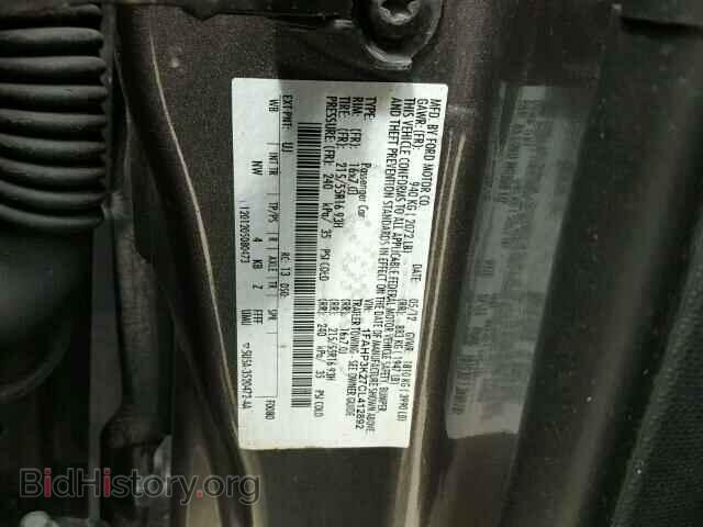 2012 FORD FOCUS - VIN: 1FAHP3K27CL412892 - Фото 10