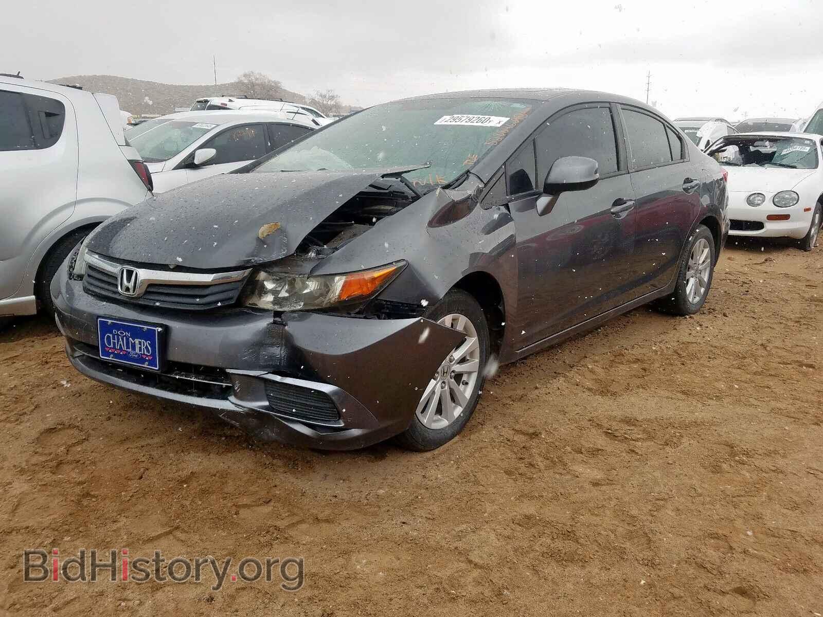 2012 HONDA CIVIC - VIN: 2HGFB2F8XCH589704 - Фото 2