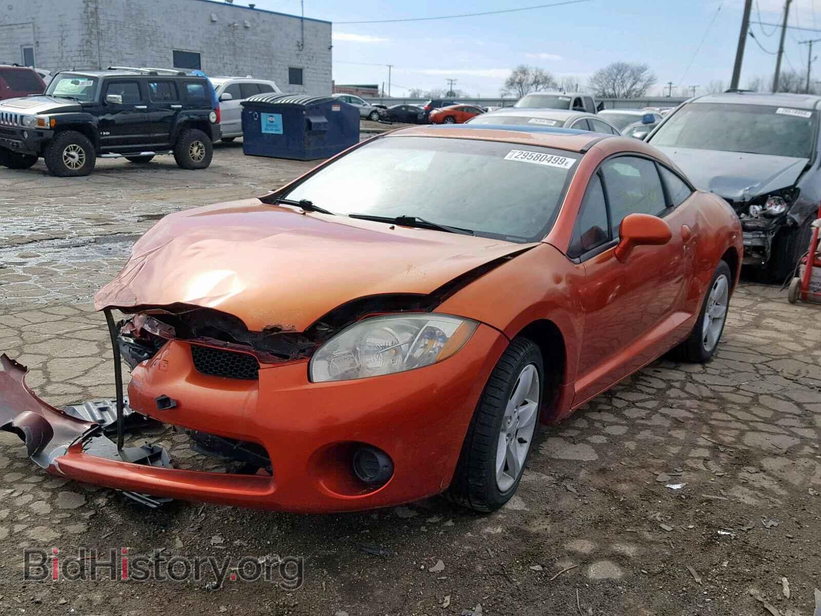 2006 MITSUBISHI ECLIPSE - VIN: 4A3AK24F36E036721 - Фото 2