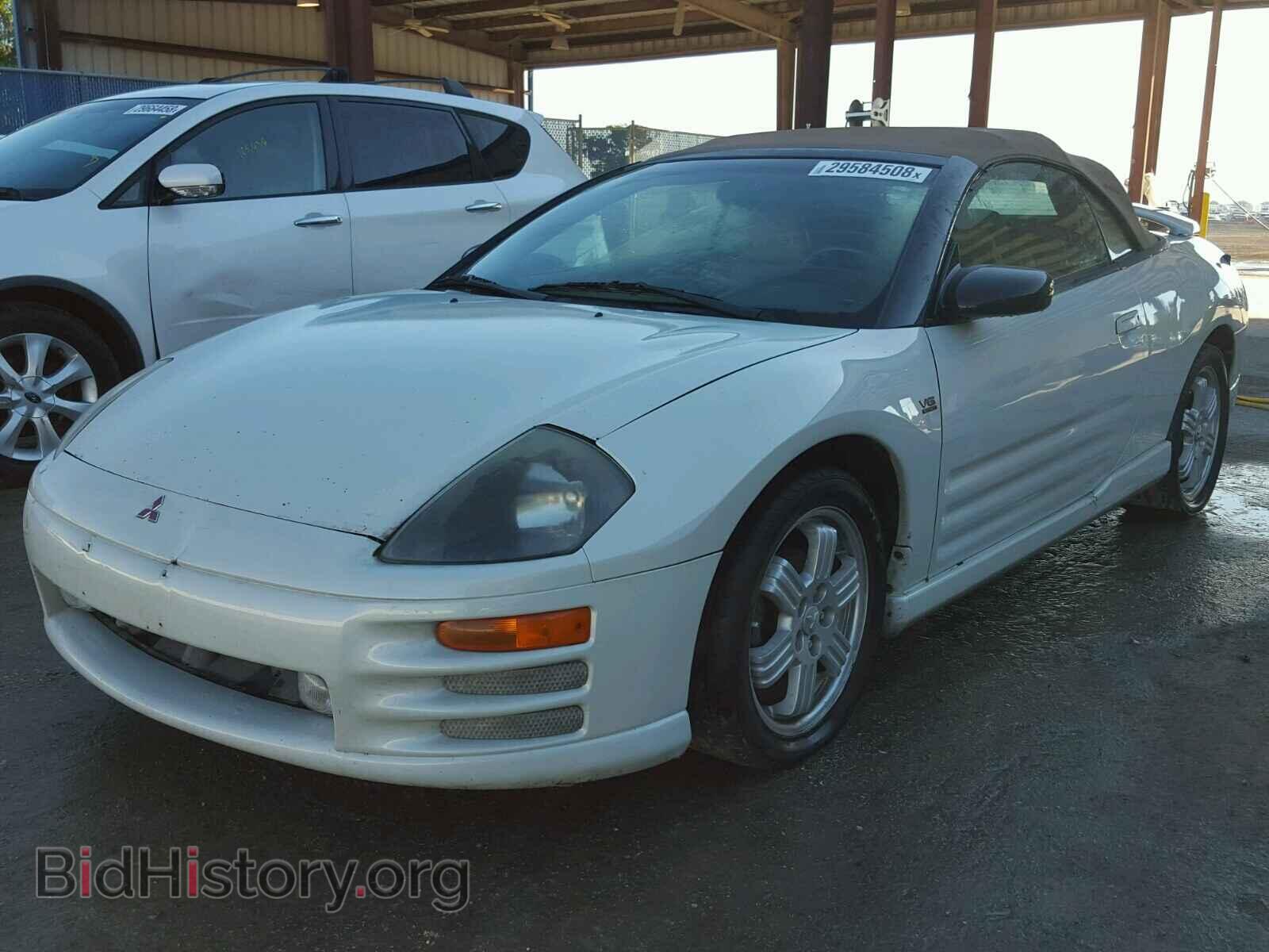 2001 MITSUBISHI ECLIPSE - VIN: 4A3AE85H91E020543 - Фото 2