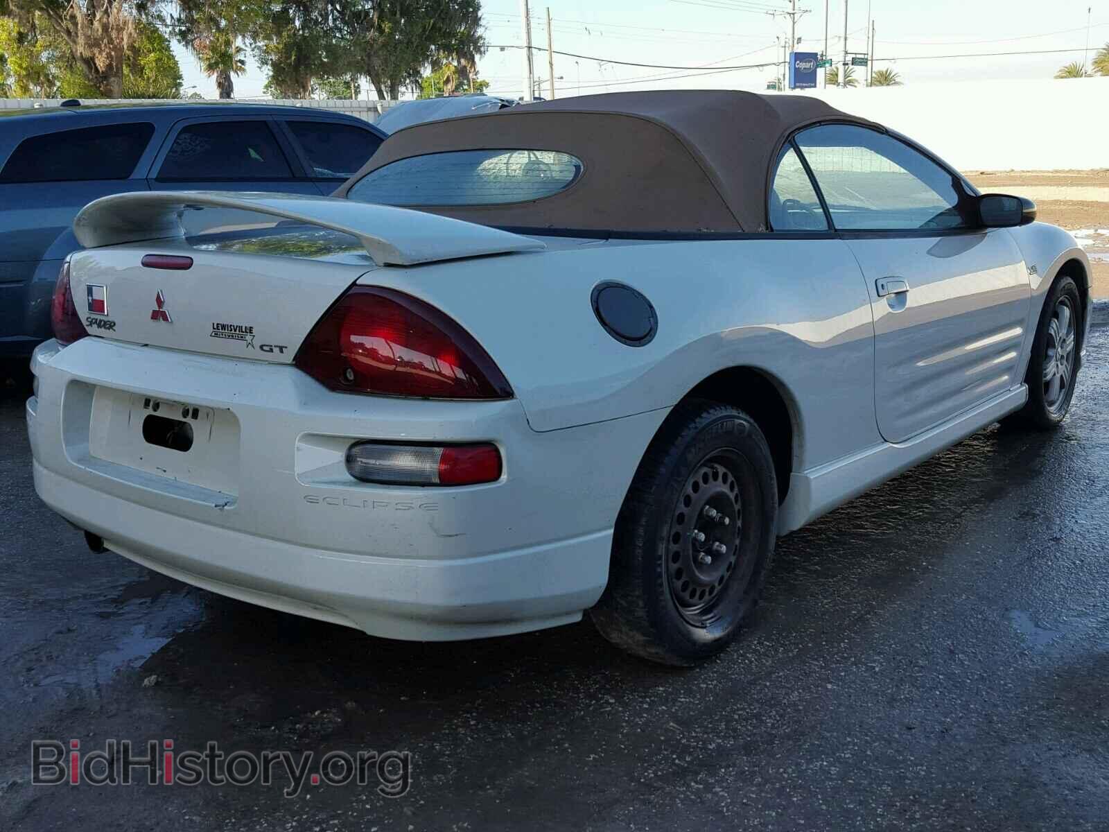 2001 MITSUBISHI ECLIPSE - VIN: 4A3AE85H91E020543 - Фото 4