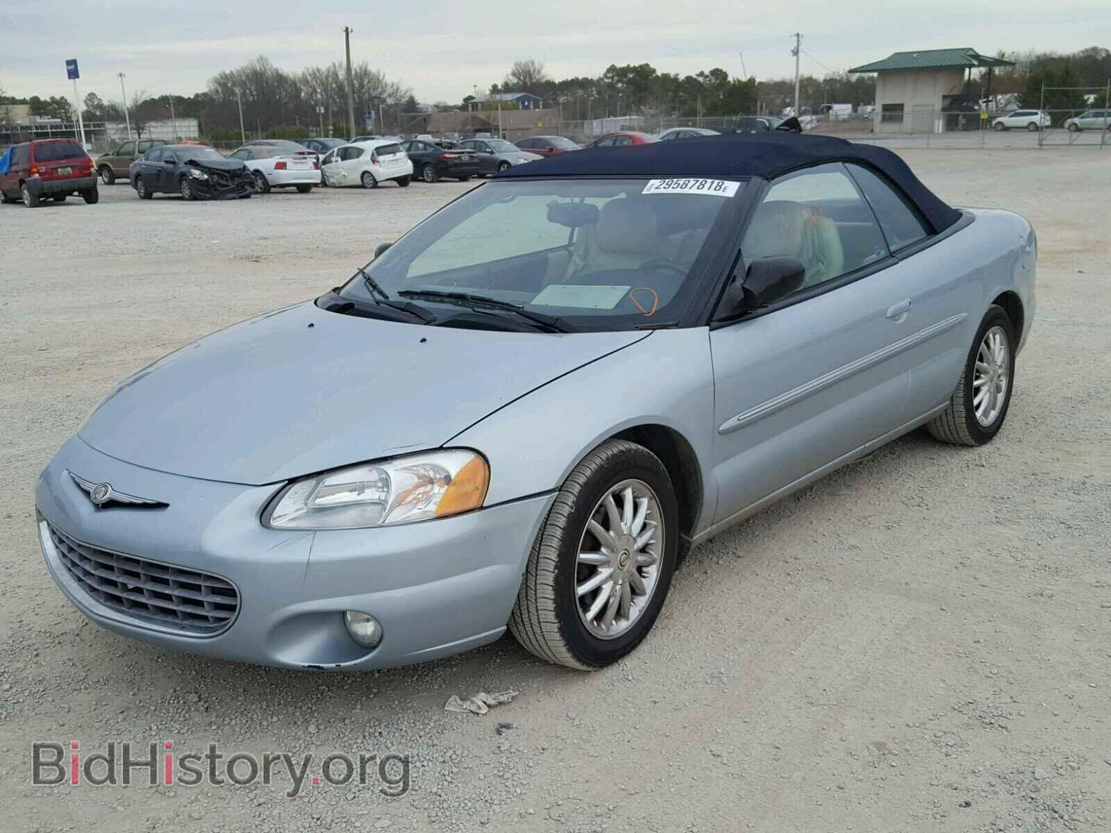 2002 CHRYSLER SEBRING - VIN: 1C3EL65R32N343581 - Фото 2