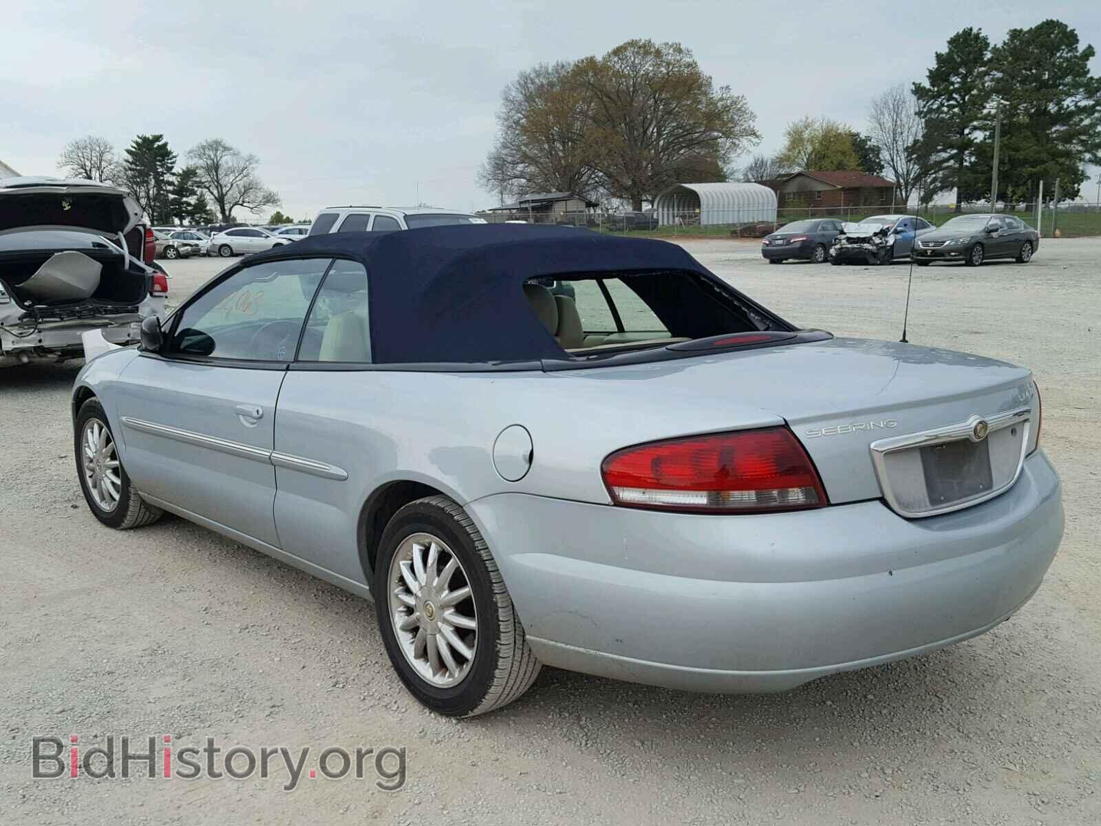 2002 CHRYSLER SEBRING - VIN: 1C3EL65R32N343581 - Фото 3