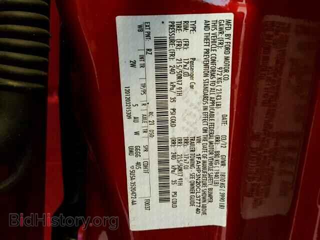 2012 FORD FOCUS - VIN: 1FAHP3N20CL377740 - Фото 10