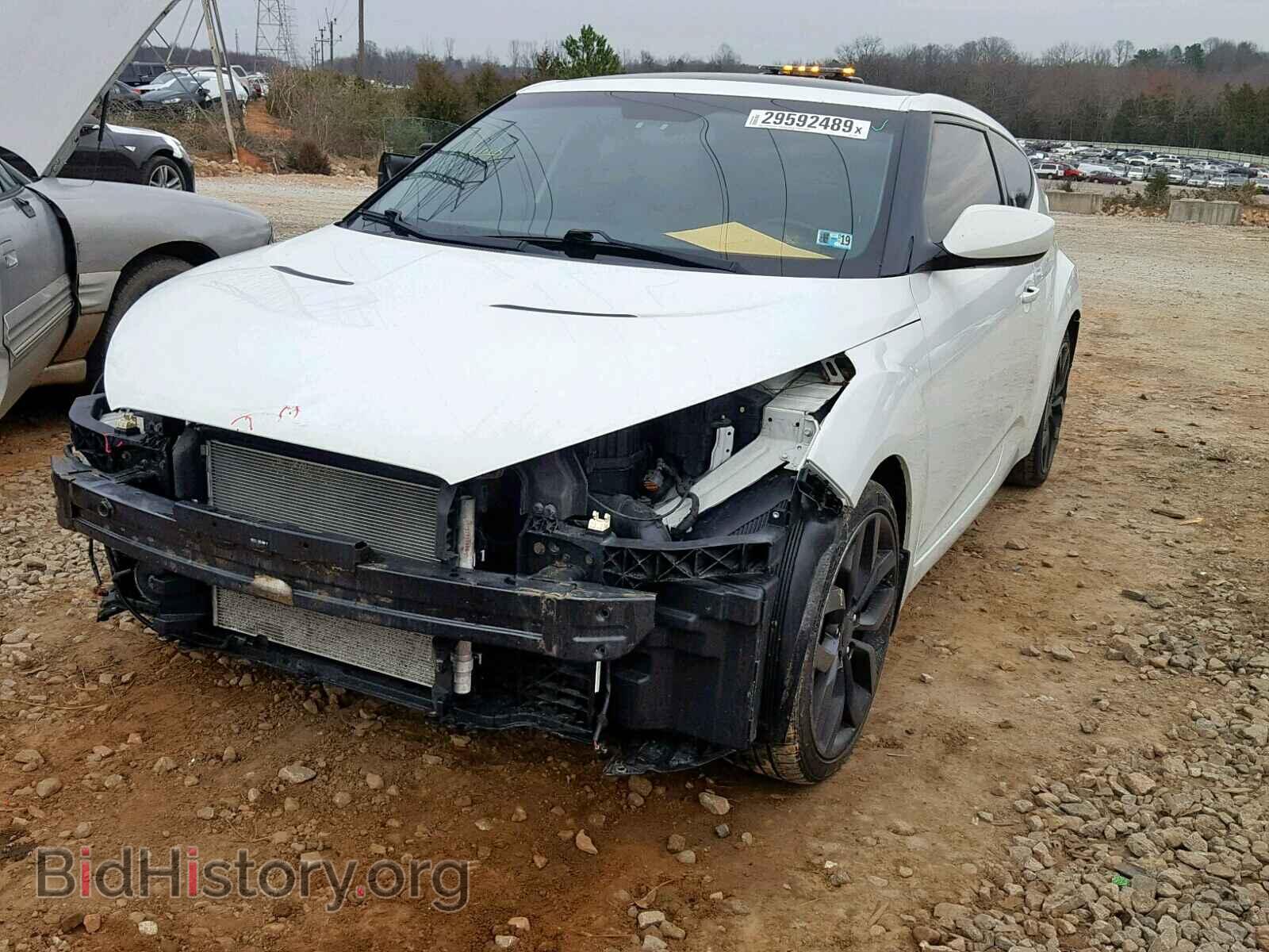 2012 HYUNDAI VELOSTER - VIN: KMHTC6AD9CU083011 - Фото 2