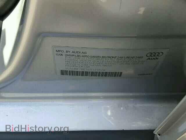 2006 AUDI A4 - VIN: WAUDF78E76A123528 - Photo 10