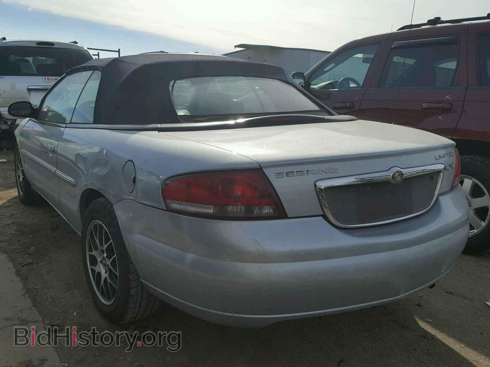 2002 CHRYSLER SEBRING - VIN: 1C3EL65R02N110760 - Фото 3
