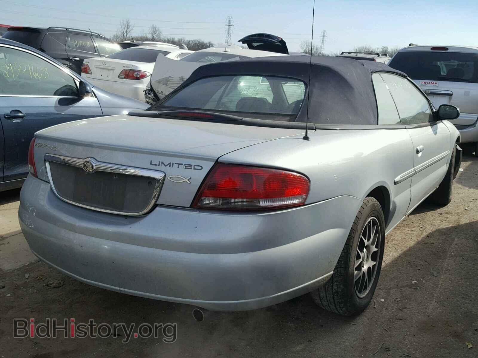 2002 CHRYSLER SEBRING - VIN: 1C3EL65R02N110760 - Фото 4