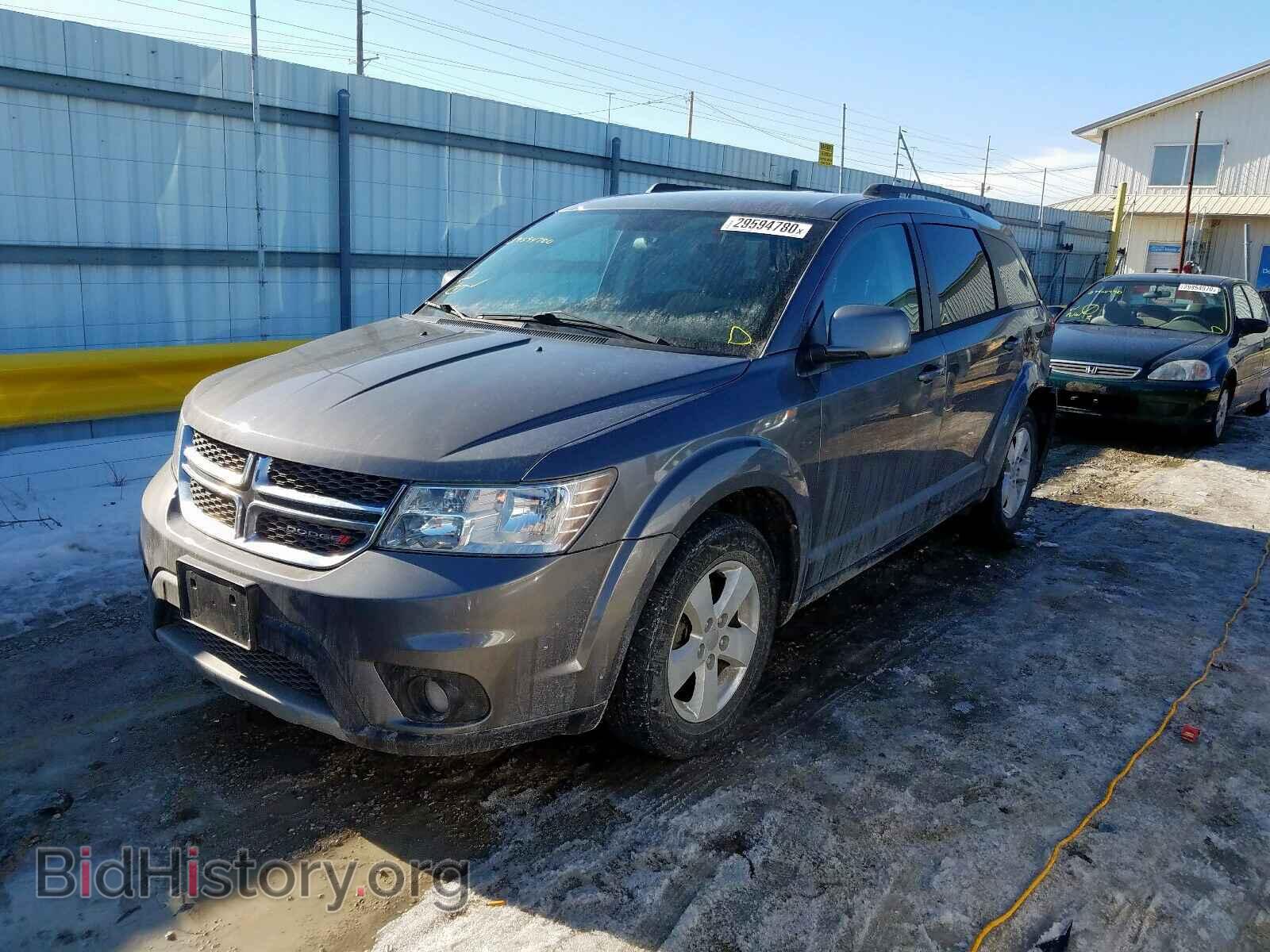 2012 DODGE JOURNEY - VIN: 3C4PDCBG6CT393203 - Фото 2