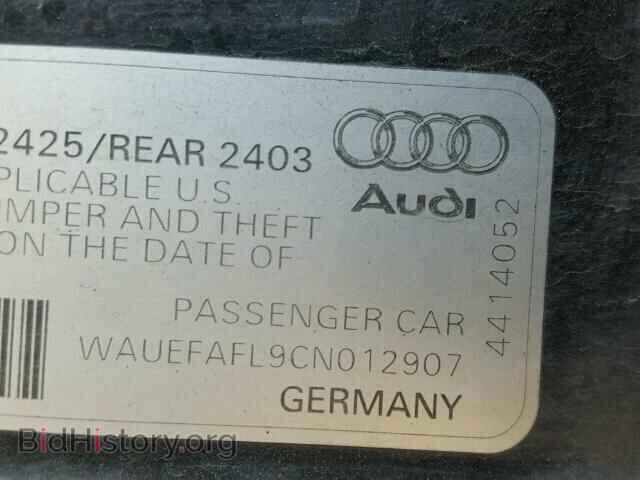 2012 AUDI A4 - VIN: WAUEFAFL9CN012907 - Фото 10
