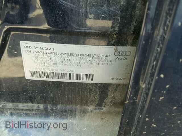 2008 AUDI A4 - VIN: WAUDF78E48A142248 - Фото 10