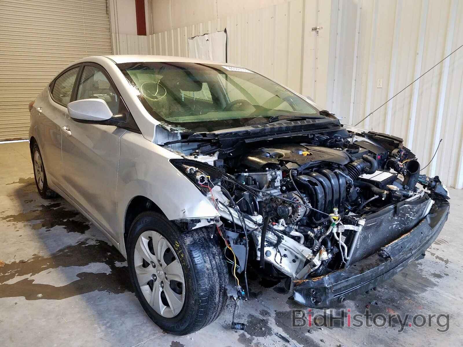 Photo KMHDH4AE7GU516978 - HYUNDAI ELANTRA 2016